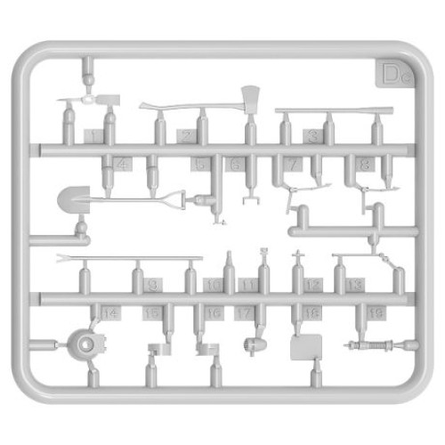 Будівлі та елементи Збірна модель 1:35 Набір інструментів MiniArt 35603