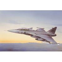 Сборная модель 1:48 самолет JAS 39 A GRIPEN Италери 2638