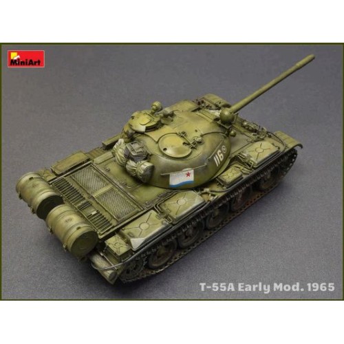 Бронетехніка та артилерія Збірна модель 1:35 Танк Т-55А раннього зразка 1965 року MiniArt 37057