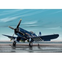 Сборная модель 1:72 Самолет Корсар F 4U:4B Италери 0062