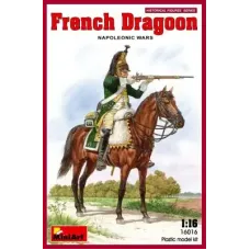 Сборная модель 1:16 Фигура Французский драгун Наполеоновские войны МиниАрт 16016