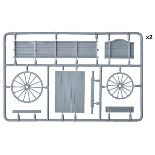 Авто-мото Збірна модель 1:35 Європейський сільськогосподарський трактор з візком MiniArt 38055