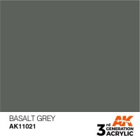 Акрилова фарба BASALT GREY – STANDARD : БАЗАЛЬТОВИЙ СІРИЙ AK-interactive AK11021