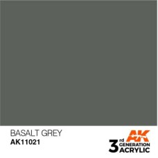 Акрилова фарба BASALT GREY – STANDARD : БАЗАЛЬТОВИЙ СІРИЙ AK-interactive AK11021