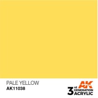 Акрилова фарба PALE YELLOW – STANDARD : БЛІДНО-ЖОВТИЙ AK-interactive AK11038