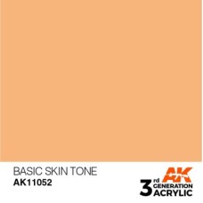 Акрилова фарба BASIC SKIN TONE – STANDARD : БАЗОВИЙ ВІДТІНОК ШКІРИ AK-interactive AK11052