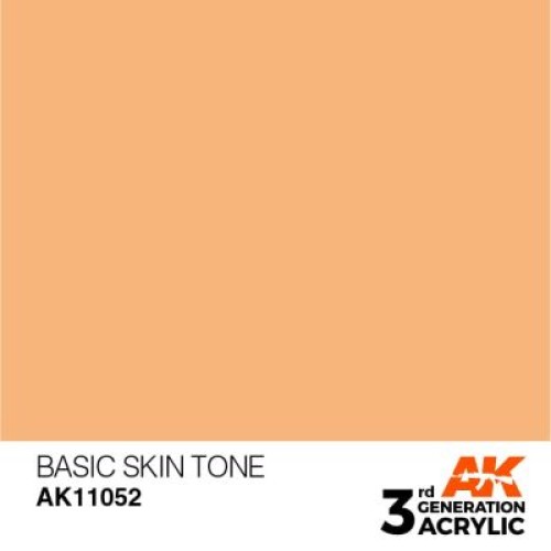 Фарби AK AK Interactive TM Акрилова фарба BASIC SKIN TONE – STANDARD : БАЗОВИЙ ВІДТІНОК ШКІРИ AK-interactive AK11052
