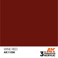 Акрилова фарба WINE RED – STANDARD : ВИННИЙ ЧЕРВОНИЙ AK-interactive AK11096