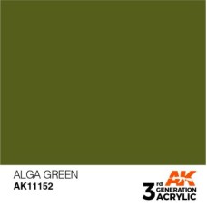Акрилова фарба ALGA GREEN – STANDARD : ЗЕЛЕНІ ВОДОРОСТІ AK-interactive AK11152