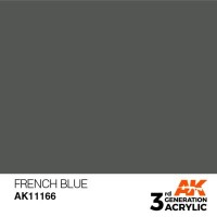Акрилова фарба FRENCH BLUE – STANDARD : ФРАНЦУЗЬКИЙ СИНІЙ AK-interactive AK11166