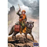 Сборная модель 1:24 Фигуры Серия постапокалиптики. Последний мост. набор №8. Клан волков МастерБокс