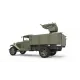 Бронетехника и артиллерия Военный 1,5 тонный грузовик с пулеметом "M-4 Maxim" AA 1:35