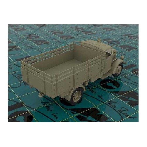 Бронетехника и артиллерия Германский грузовой автомобиль Typ L3000S, 2 МВ 1:35