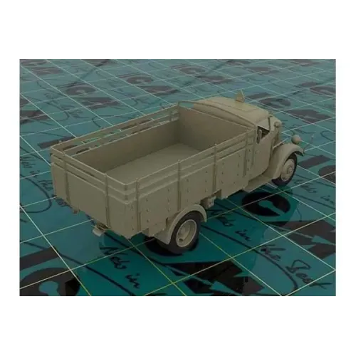 Бронетехника и артиллерия Германский грузовой автомобиль Typ L3000S, 2 МВ 1:35