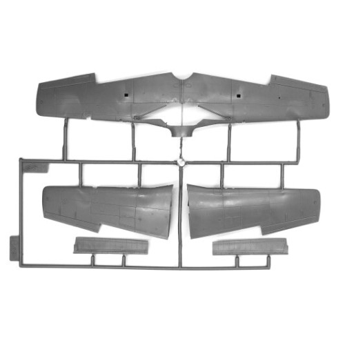 Збірна модель літака Збірна модель 1:48 американський винищувач Мустанг Р-51 В з пілотами і техніками ICM 48125 1:48