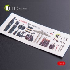 ME-262A1 3D декаль интерьер для комплекта Tamiya 1:48 КЕЛИК K48004