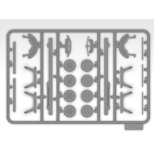 Збірна модель літака Збірна модель 1:48 БПЛА BQM-34A (Q-2C) Firebee з причепом ICM 48081 1:48