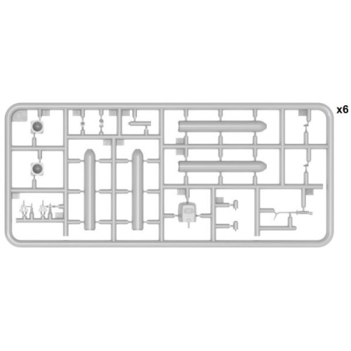 Наборы деталировки Сборная модель 1:35 Набор Баллоны высокого давления со сварочным оборудованием МиниАрт 35618