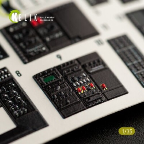 Декалі HH-60G Pave Hawk 3D декаль інтер'єр для комплекту Kitty Hawk 1:35 KELIK K35017