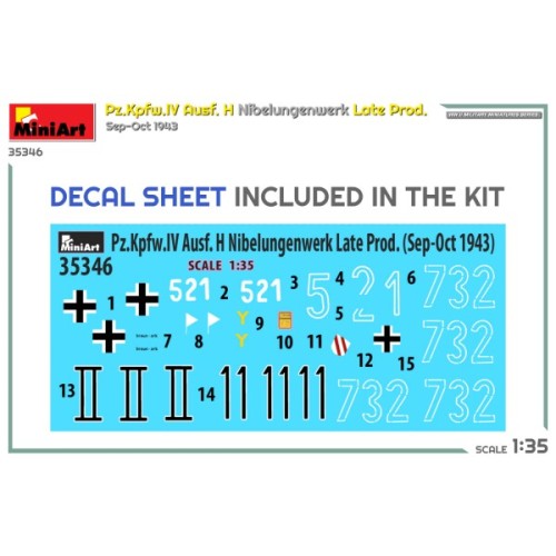 Бронетехника и артиллерия Немецкий средний танк Pz.Kpfw.IV Ausf.H позднего выпуска завода Nibelungenwerk (сентябрь-октябрь 194