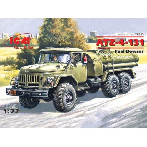 Авто-мото Збірна модель 1:72 Автомобіль паливозаправник АТЗ-5-375 ICM 72813