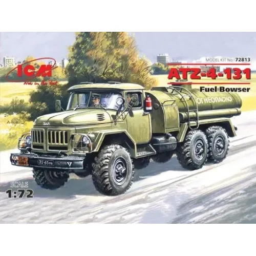 Авто-мото Збірна модель 1:72 Автомобіль паливозаправник АТЗ-5-375 ICM 72813
