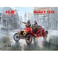Сборная модель 1:24 Пожарный автомобиль с экипажем T 1914 ICM 24017