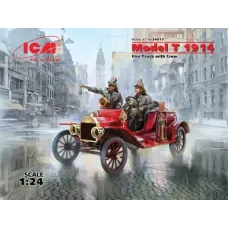 Збірна модель 1:24 Пожежний автомобіль з екіпажем T 1914 ICM 24017