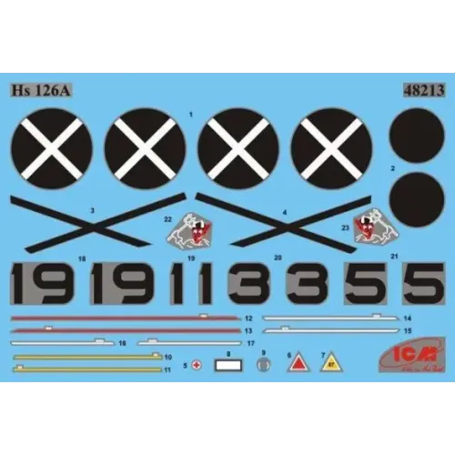 Збірна модель літака Hs 126 A-1 1:48
