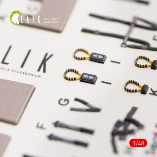 Декалі EA-18G "Growler" 3D декаль інтер'єр для комплекту Meng 1:48 KELIK K48036