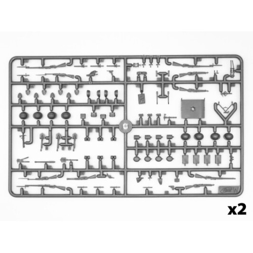 Фігури та мініатюри Збірна модель 1:35 Піхота Італії 1СВ у сталевій броні ICM 35721