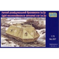 Сборная модель 1:72 легкий артиллерийский броневагон Le.Sp ЮниМоделс 257