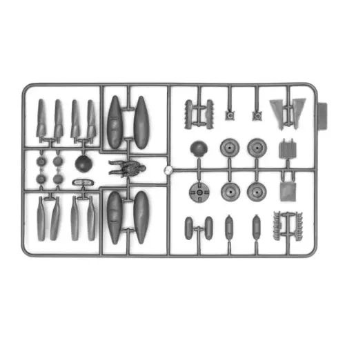 Сборная модель самолета Сборная модель 1:48 Самолет Мустанг P-51D с пилотами ВВС США и наземным персоналом ICM 48153 1:48