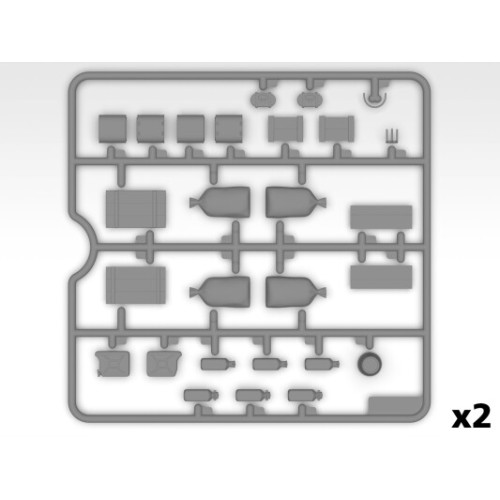 Бронетехніка та артилерія Збірна модель 1:35 Фігури AHN "Gulaschkanone" із кухарями ICM 35421