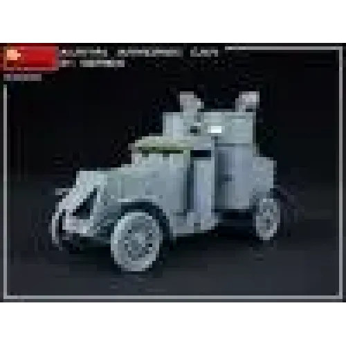 Бронетехніка та артилерія Збірна модель 1:35 Бронеавтомобіль Остін 3-я серія з інтер'єром (українська, польська, грузинська, румунська служби) MiniArt 39005