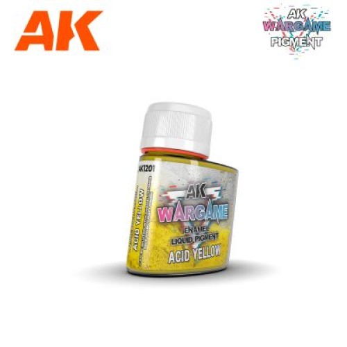 Пігменти AK Interactive TM Acid Yellow - WARGAME LIQUID PIGMENT