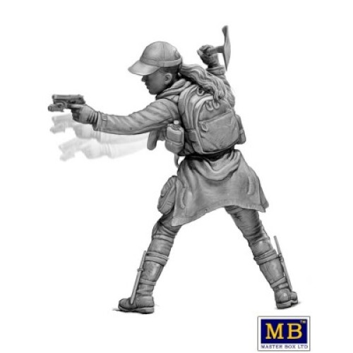 Фігури та мініатюри Збірна модель 1:35 Комплект Zombieland Series комплект №3 Дорога до волі. Мисливці на зомбі MasterBox 35243