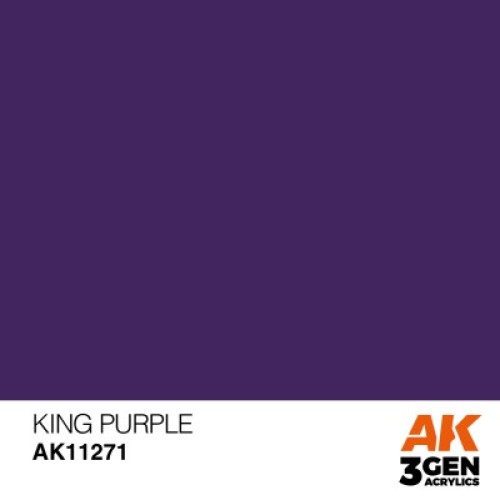 Фарби та інше AK Interactive TM Акрилова фарба KING PURPLE – COLOR PUNCH : КОРОЛІВСЬКИЙ ПУРПУР AK-interactive AK11271