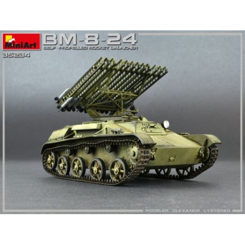 Бронетехника и артиллерия Самоходная Ракетная Установка "БМ-8-24" 1:35