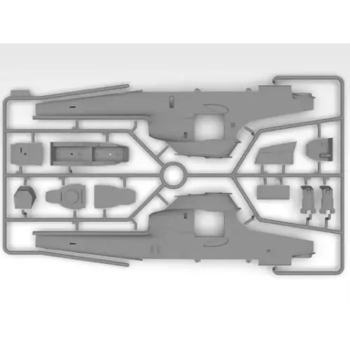 Вертолёты Сборная модель 1:32 Американский вертолёт AH-1G Кобра (начало производства) ICM 32060