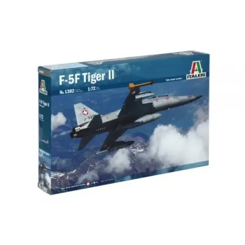 Збірна модель літака Збірна модель 1:72 Літак F-5F Тигр II Італері 1382 1:72