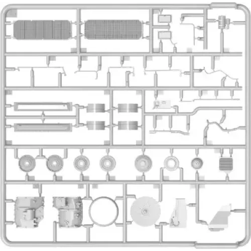 Наборы деталировки Сборная модель 1:35 Комплект трансмиссии для Т-55:Т-55А МиниАрт 37073