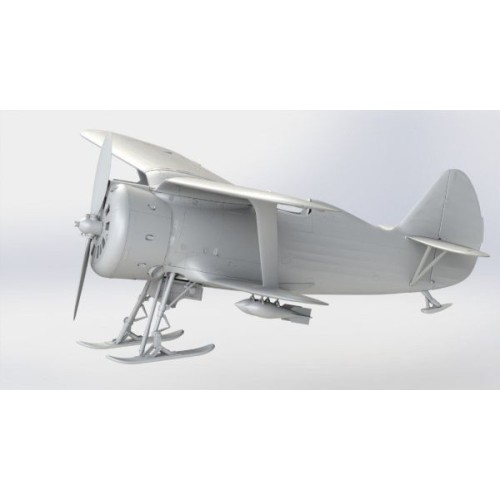 Збірна модель літака Збірна модель 1:32 Радянський винищувач Полікарпов I-153 "Чайка",(зимовий варіант) ICM32011 1:32