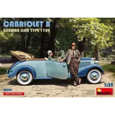 Збірна модель 1:35 Німецький автомобіль Кабріолет "Б" тип 170Б Miniart 38018