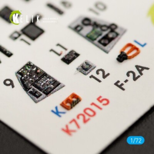 Декали JASDF F-2A Fighter 3D декаль интерьер для комплекта FineMolds 1:72 КЕЛИК K72015