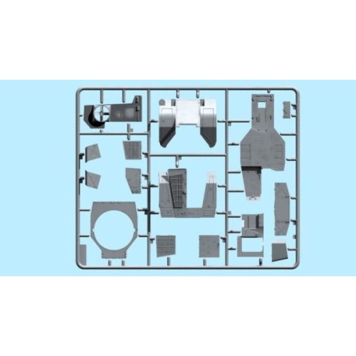 Бронетехника и артиллерия Французский бронеавтомобиль ІІ МВ Panhard 178 AMD-35 (ICM 35373)
