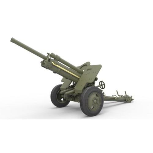 Бронетехніка та артилерія Збірна модель 1:35 Радянська 76-мм гармата УСВ-БР зразка 1941р. з артилерійським передком та розрахунком Miniart 35129