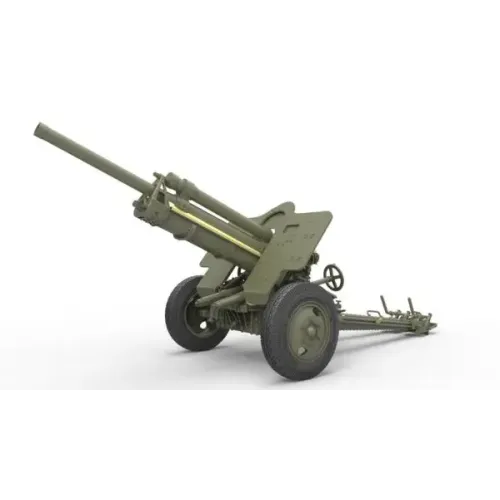 Бронетехніка та артилерія Збірна модель 1:35 Радянська 76-мм гармата УСВ-БР зразка 1941р. з артилерійським передком та розрахунком Miniart 35129