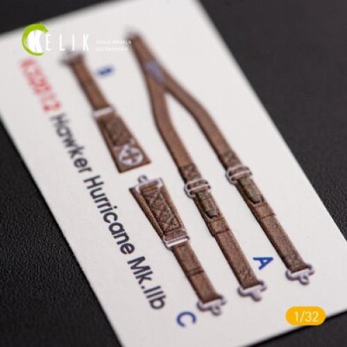 Декали Hawker Hurricane Mk.IIB 3D декаль интерьер для комплекта Revell 1:32 КЕЛИК K32012