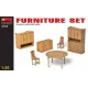 Будівлі та елементи Збірна модель 1:35 Комплект меблів MiniArt 35548